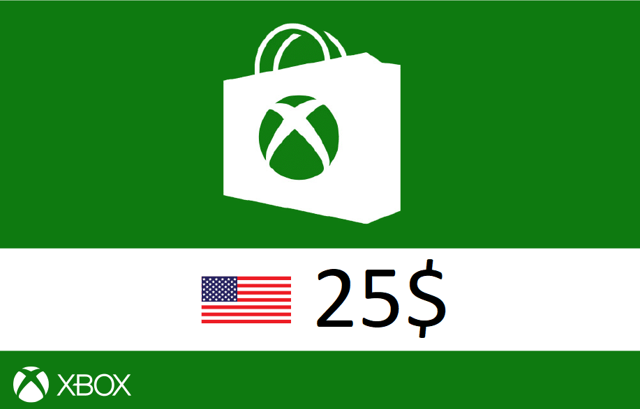 25$ Xbox Gift Card (US Account)