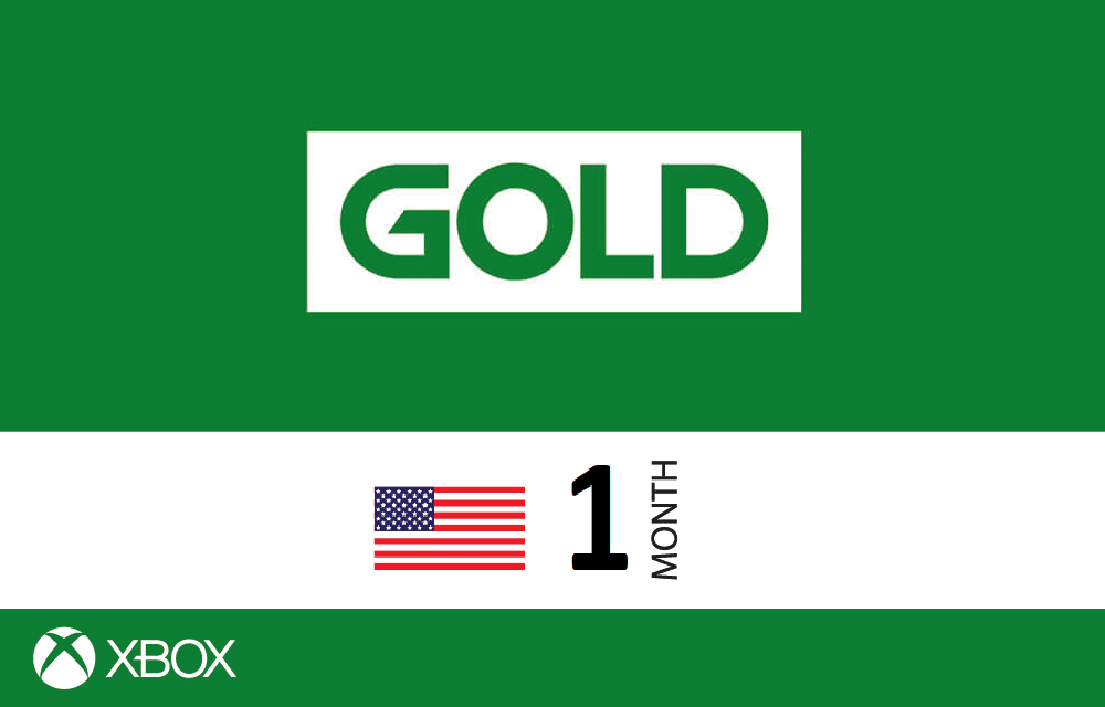 1 Month Xbox Live Gold Membership