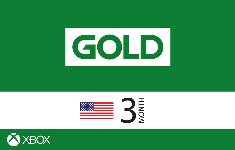 3 Month Xbox Live Gold Membership